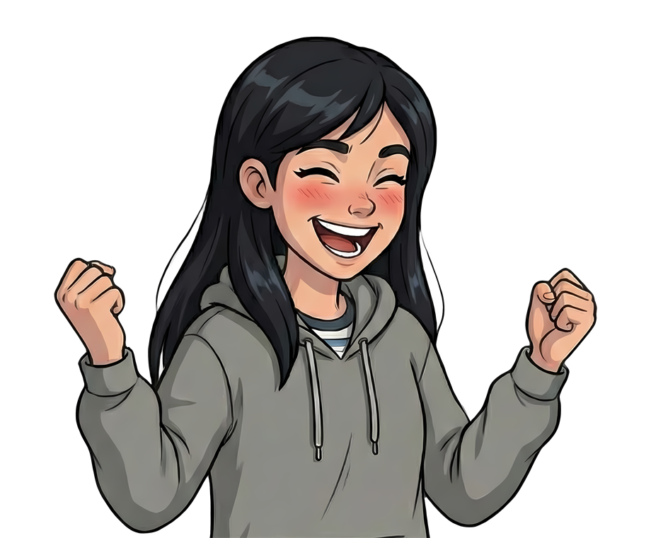 Lily empolgada