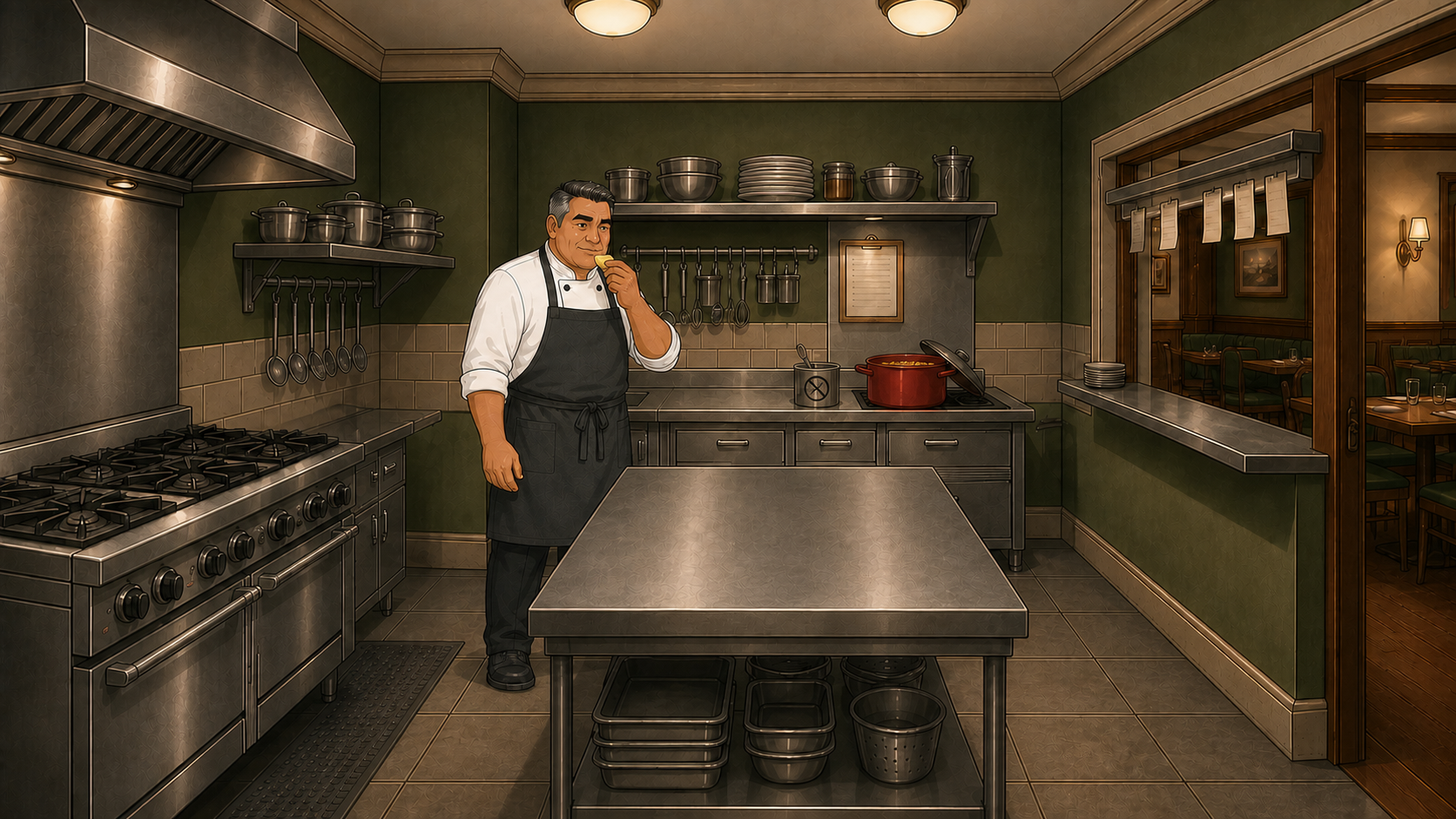 Cena 1 de 7 da história The Chef Who Could Not Taste